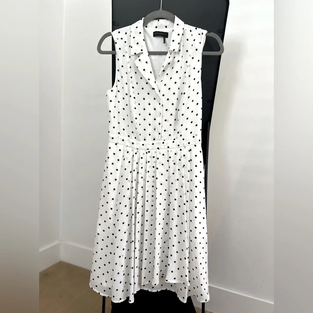 Donna Karan Polka Dot Dress - Picture 1 of 9